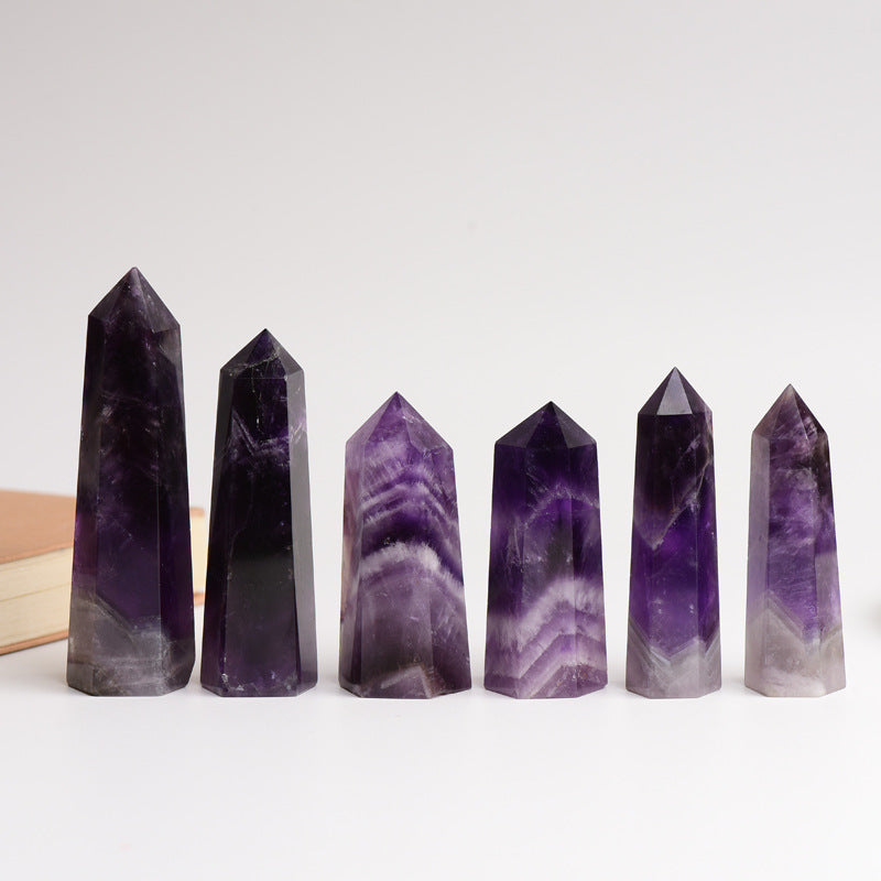 Amethyst Column Hexagonal prism 1pcs