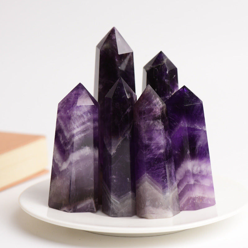 Amethyst Column Hexagonal prism 1pcs