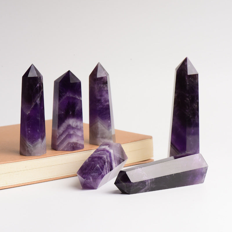 Amethyst Column Hexagonal prism 1pcs