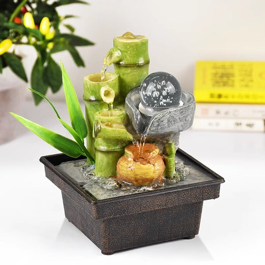 Indoor Bamboo fengshui fountain