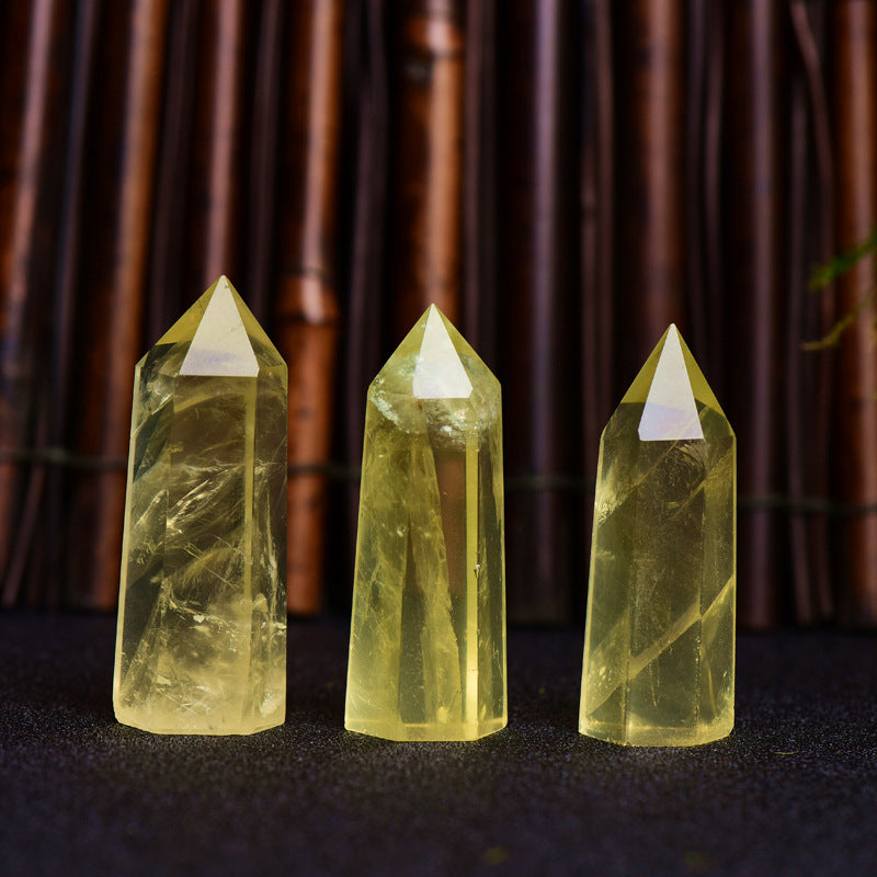 Citrine Column Hexagonal prism 1pcs