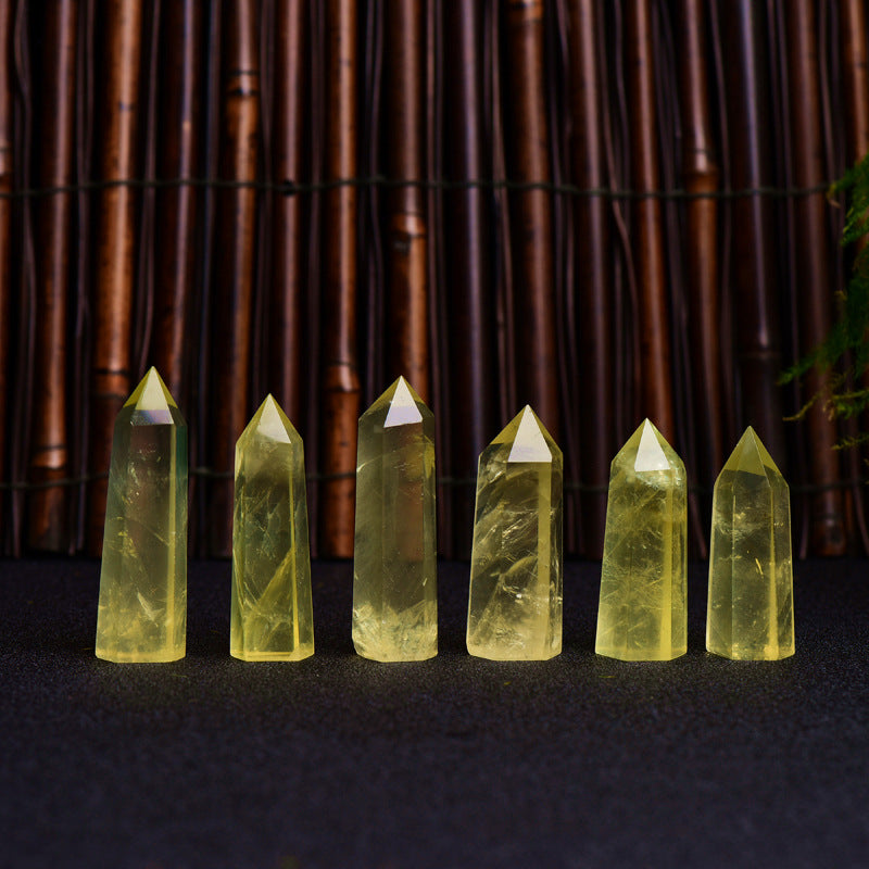 Citrine Column Hexagonal prism 1pcs