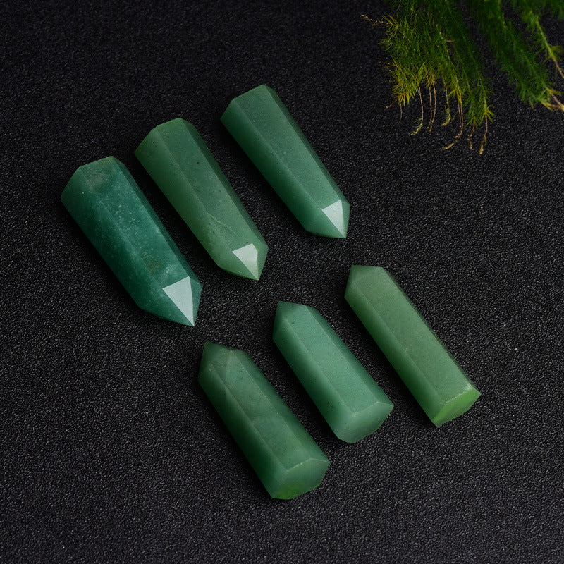 Green Aventurine Column Hexagonal prism 1pcs