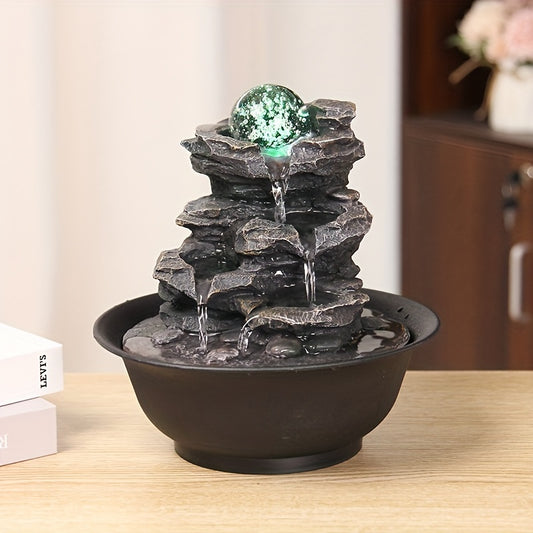 Zen LED Indoor Waterfall Fountain