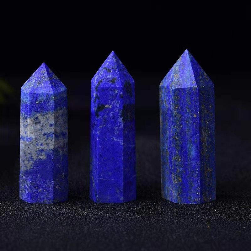 Lapis lazuli Column Hexagonal prism 1pcs