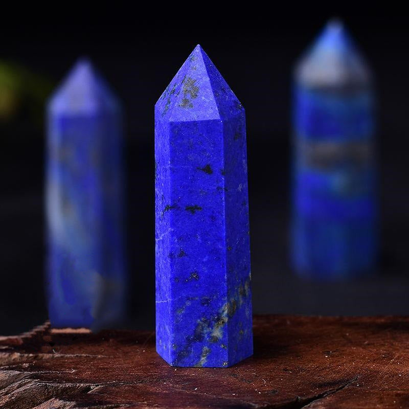 Lapis lazuli Column Hexagonal prism 1pcs