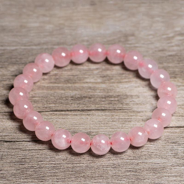 Madagascar rose crystal bracelet