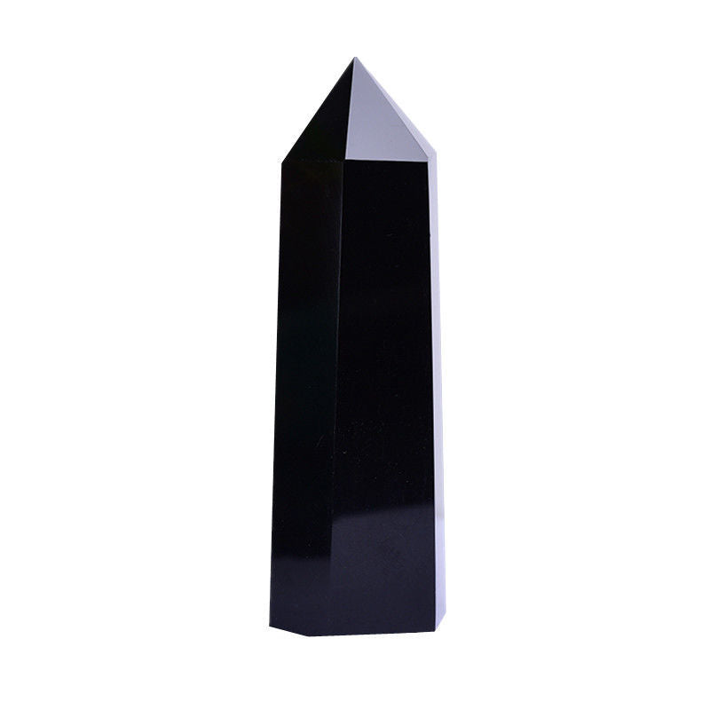 Obsidian Column Hexagonal prism 1pcs