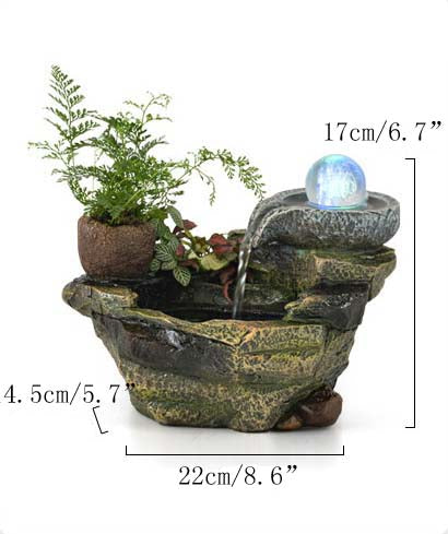 Indoor Resin Rockery fengshui fountain