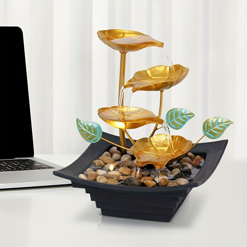 USB Tabletop Fountain Soothing Relaxation for Home,Office