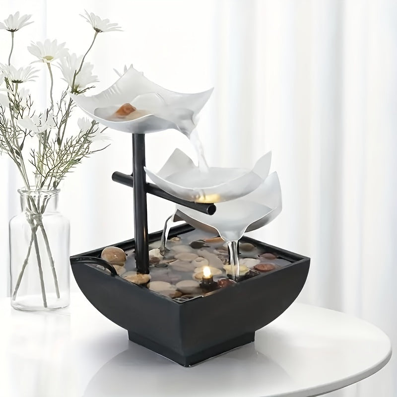 USB Powered Relaxation Indoor Tabletop Fountain Feature Fountain