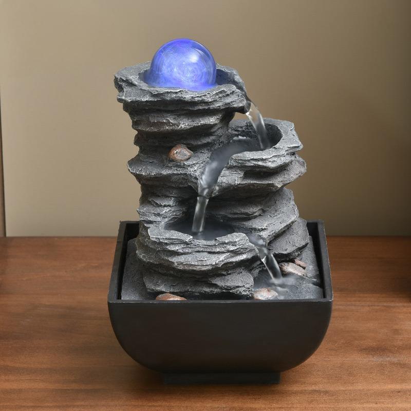 Indoor Resin Fengshui Fountain Desktop